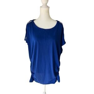 Como Blu NWT Women’s Comfortable crew neck Pullover stretch top . 
Size 2X